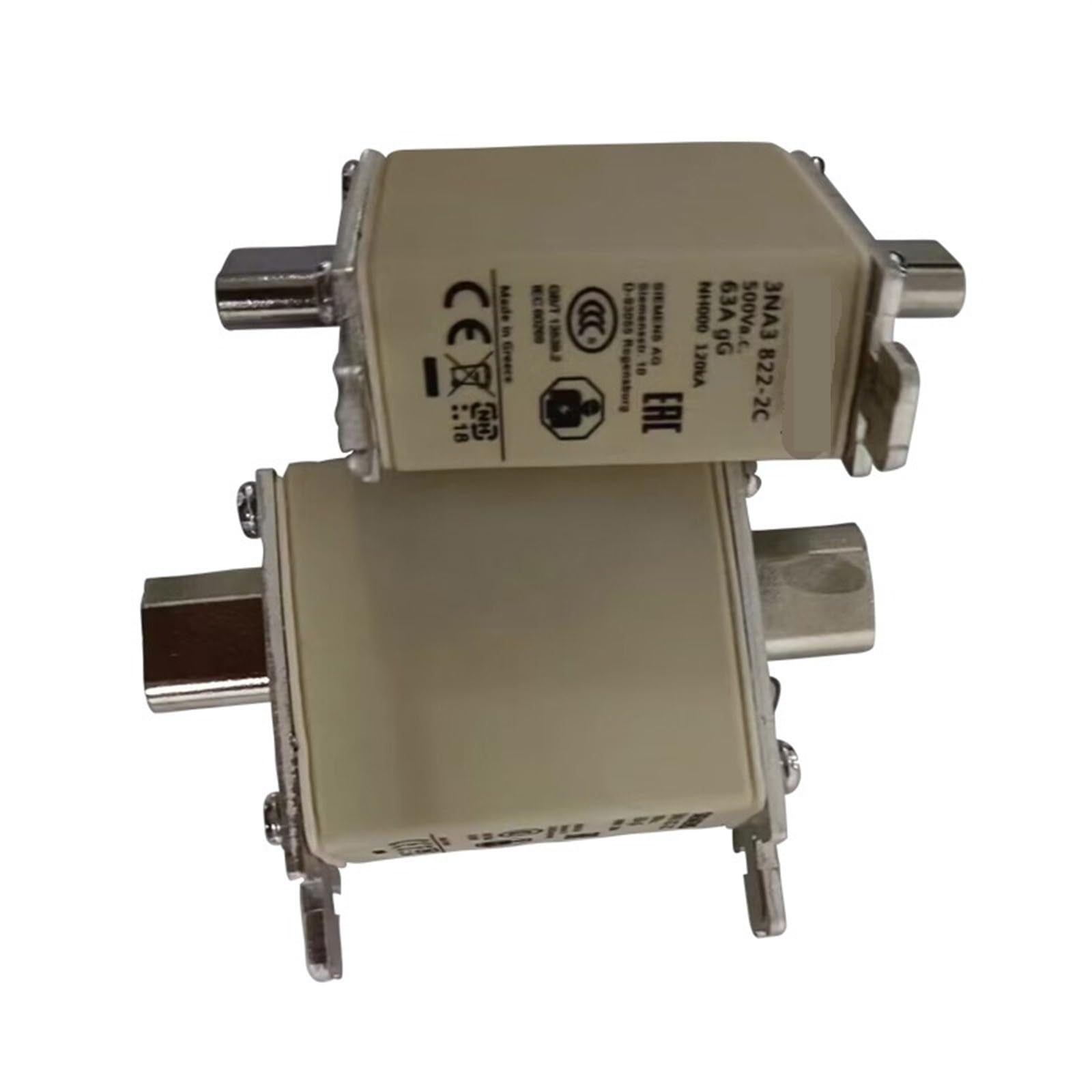 Fusible 3NA3822-2C cartouche NH protection court-circuit tableau électrique industriel