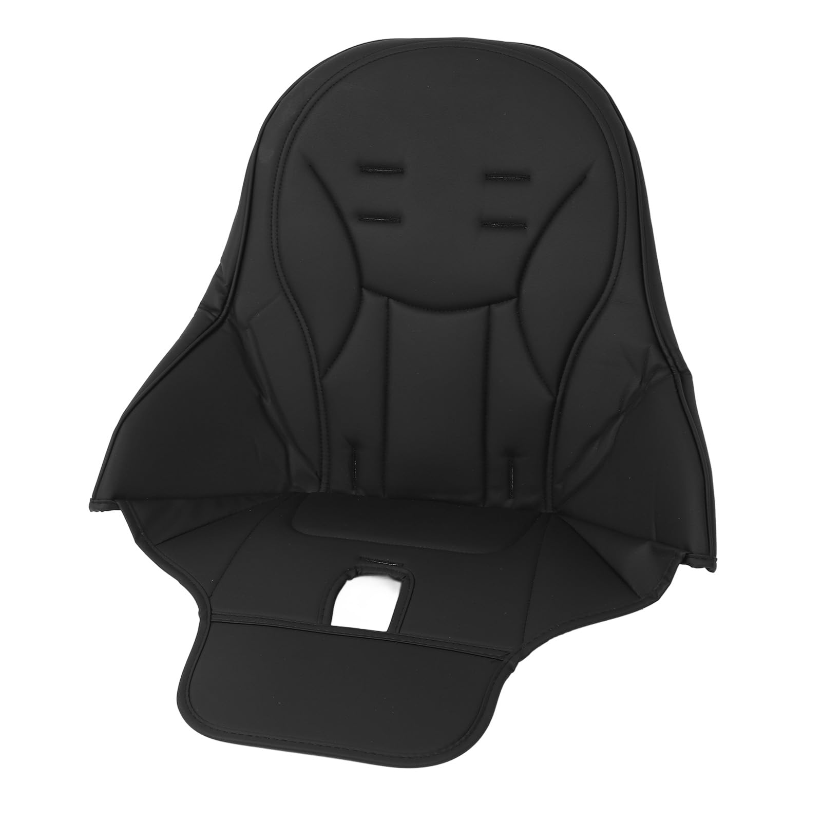 Alomejor Coussin de Chaise Haute avec Housse Amovible en Cuir PU Doux