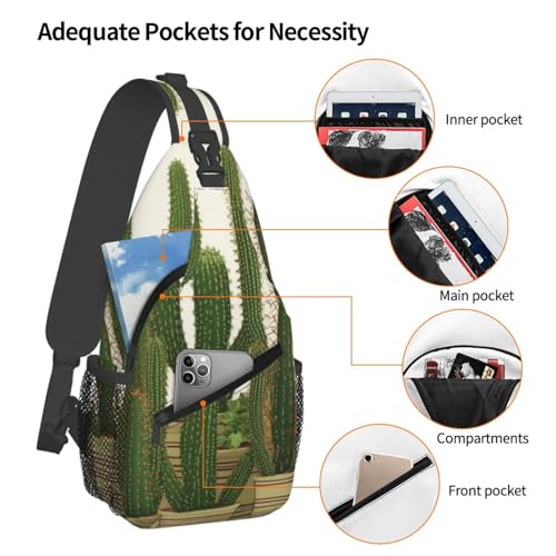 Bolso tipo bandolera unisex negro para viaje y senderismo miniatura 3