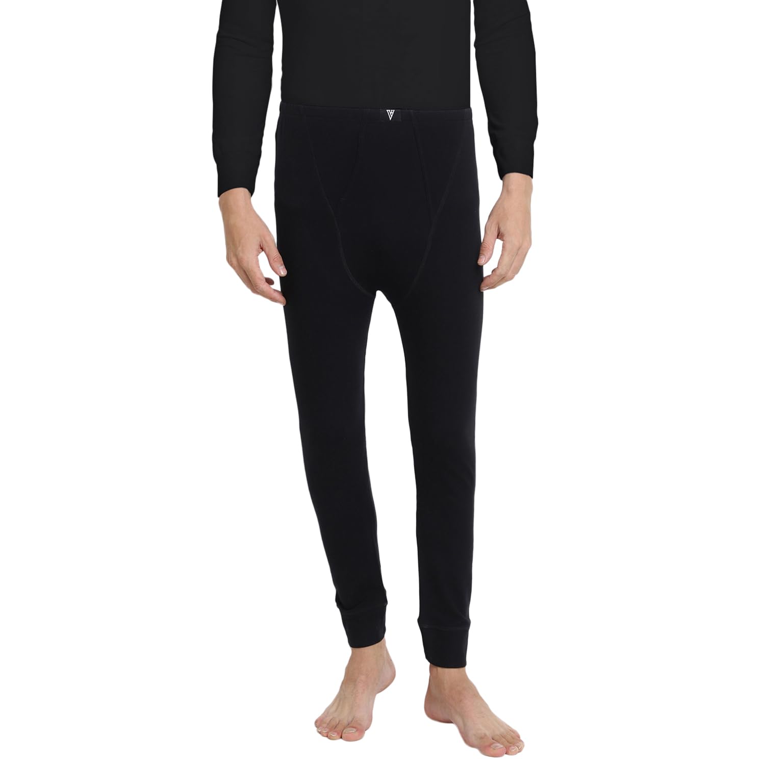 Van HeusenMen's Tailored Fit Mid Rise Tailored Thermal Bottom - Acrylic Blend - Warmtech, Extra Warm, Ultra Soft, Ankle Length