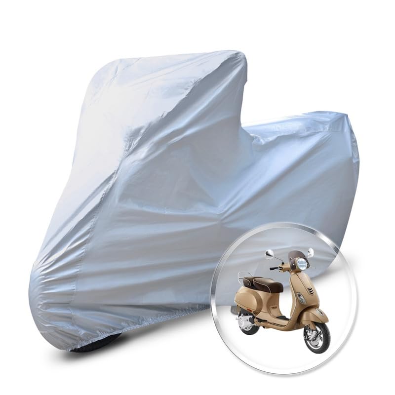 Image of Neodrift 'CrystalMax' Bike Cover for Vespa Elegante 150 (All-Weather Motorcycle Protection, Water & UV Resistant, Dustproof, Windproof).