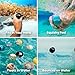 Waboba Pro Water Bouncing Ball with Added Grip - Perfect Toy for Beach and Water Games - Skips on Water - Invented in Sweden – Colorful Lines