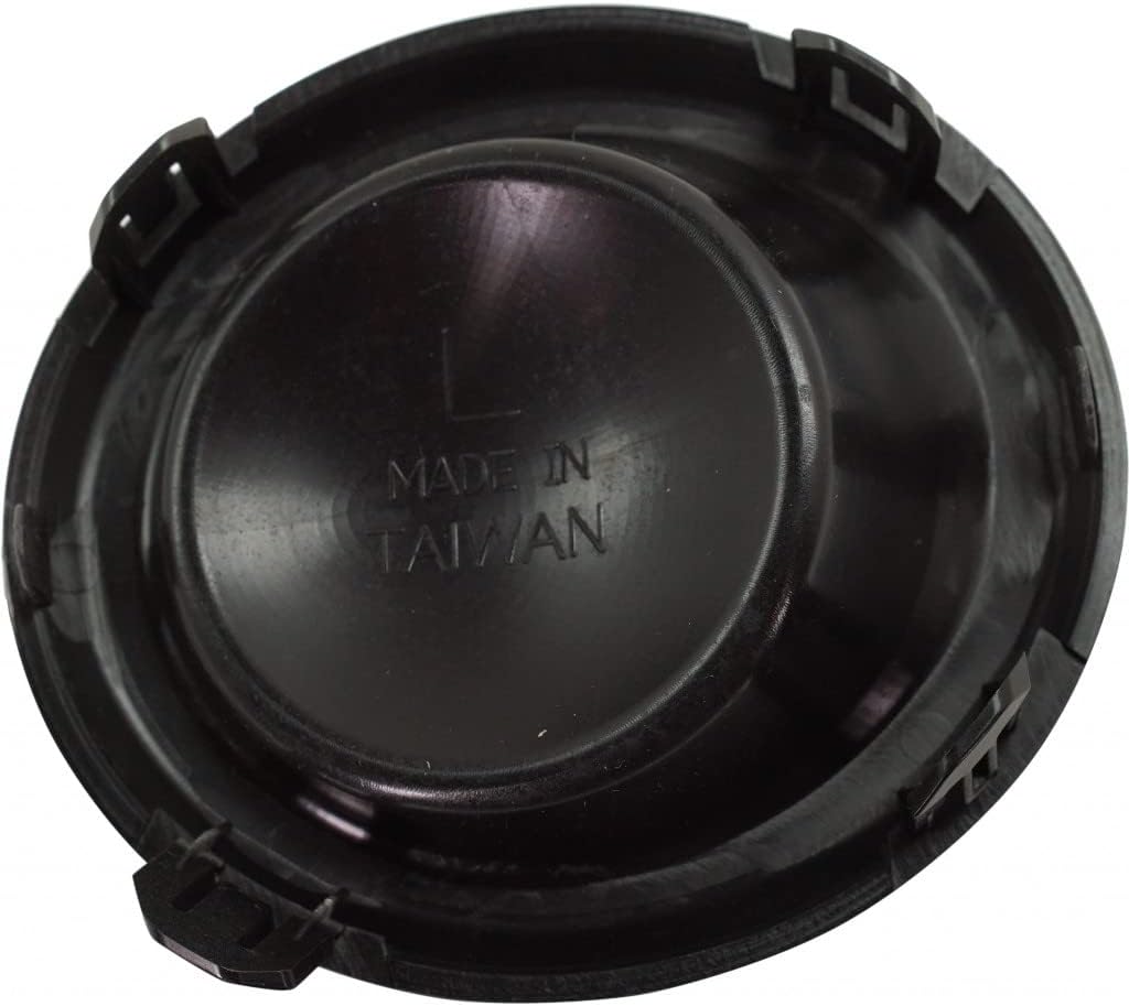 For Honda Pilot 2012 2013 2014 2015 Fog Light Cover Driver and Passenger Side | Pair | Textured Black PP Plastic | Replacement For HO1038144, HO1039144 | 191275544433, 191275544457