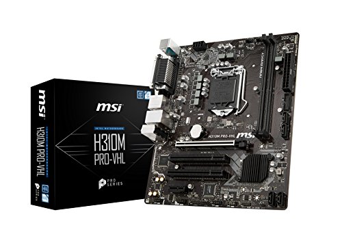 Preisvergleich Produktbild MSI 7B27-001R H310M Pro-VHL Motherboard schwarz