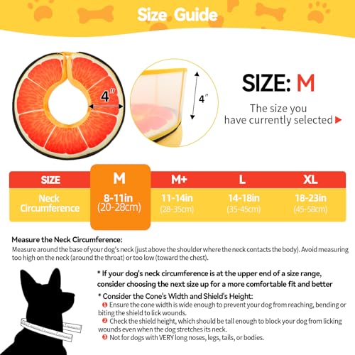 Image of Upgraded Inflatable Dog Cone Collar to Stop Licking, Soft Dog Donut Collar