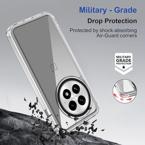 Image of Zapcase Back Case Cover for OnePlus 13 5G | Compatible for OnePlus 13 5G Back Cover | Case Cover with Camera Protection | (TPU + PC | Transparent)