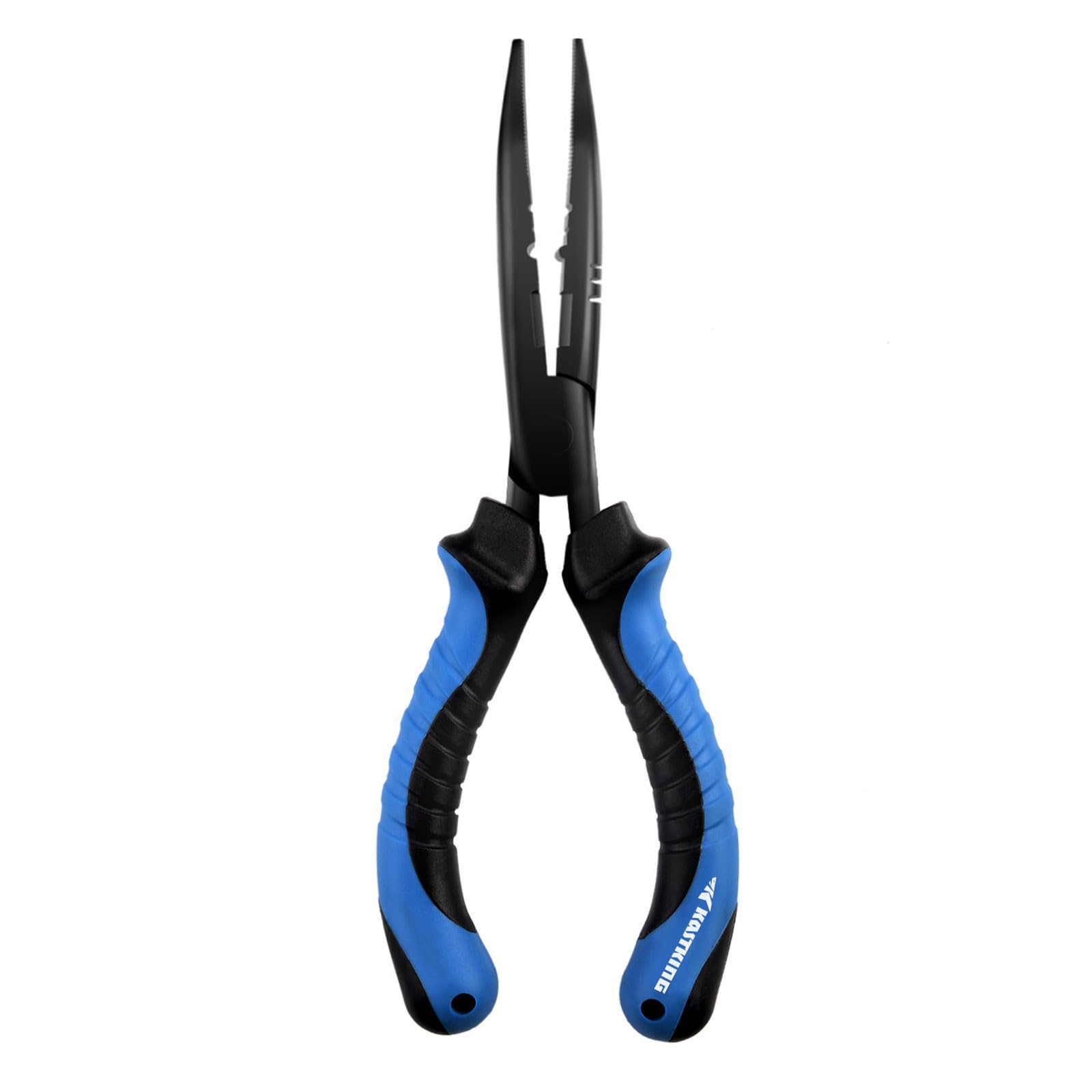 KastKing Intimidator Fishing Pliers, Corrosion Resistant Polymer Coated Fishing Tools, Tungsten Carbide Cutters, Saltwater Resistant Fishing Gear