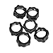 RecDec 9 Pack Phone Holder Tightening Nut Replacement 17mm Ball Joint Socket Screw Mount Nuts for iPhone Stand Clip Cradle Tablet Clamp Car Wireless Charger Bracket Camcorder GPS Selfie Ring Light