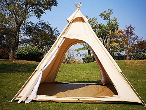 7'x7' Cotton Canvas Bell Teepee Tent