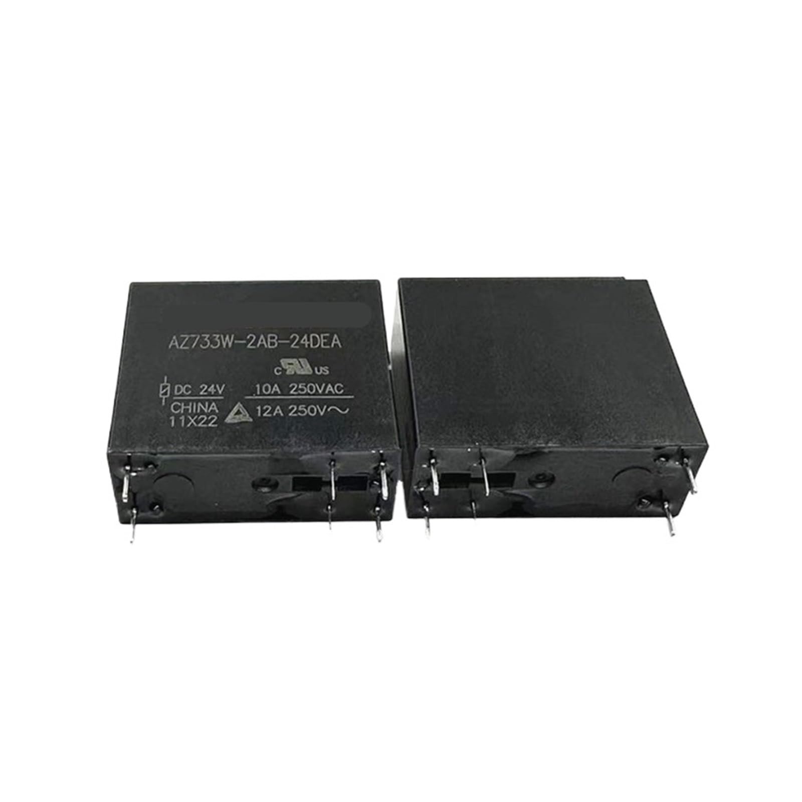 Relé de 24V electromecánico miniatura AZ733W-2AB-24DEA repuesto compatible HF140FF 024-2HS 2