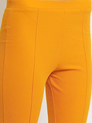 Image of POPWINGS Casual Solid Regular Fit Solid Trouser for Women || Pull On Trouser for Women || Semi-Formal Work Women Trouser for Summer || Stylish Western Trouser