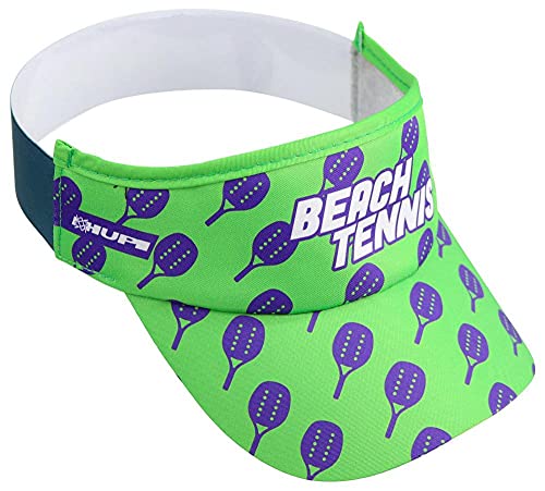 Viseira Beach Tennis Hupi Verde/azul, Cor: Verde/azul