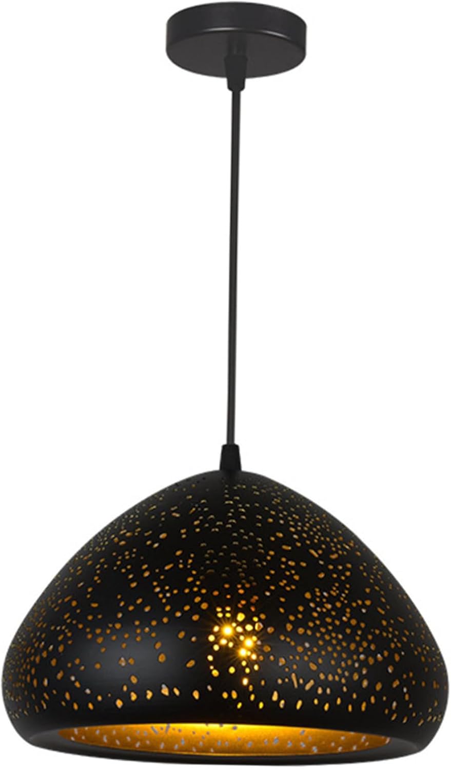 Amosfun Pendant Lamp Shade Cover Decorative Ceiling Fixture Design for Bedroom Living Room and Office Sturdy Construction Softens Bright Light for Warm Atmosphere