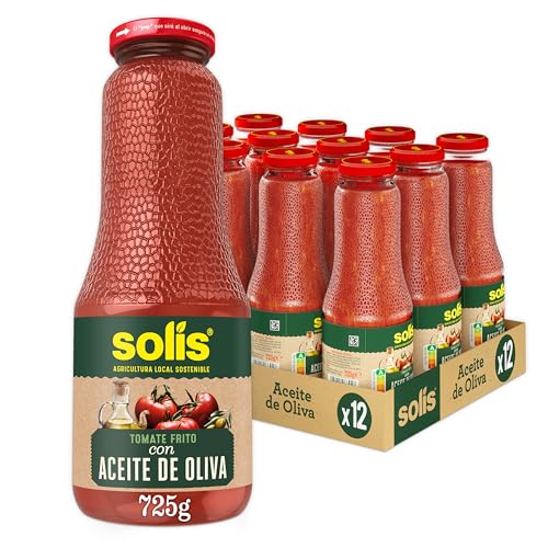 Solis Salsa de tomate FRASCO OLIVA 12 x 725 g