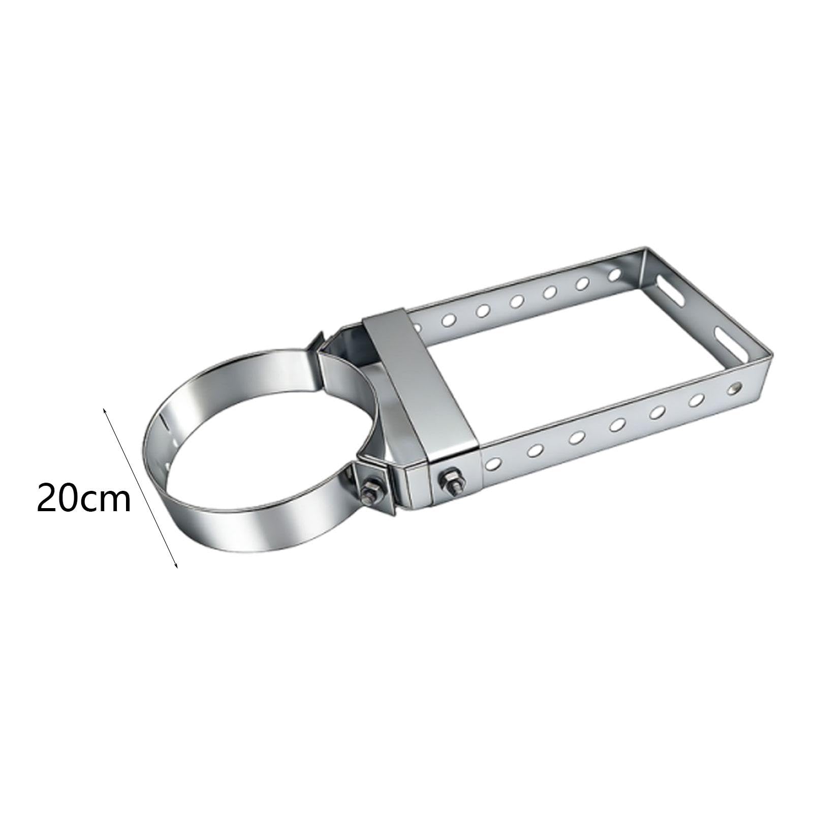 Support de Tuyau En Acier Au Carbone, Fixation Facile, Quincaillerie Résistante à La Chaleur, Support, Diamètre 20cm