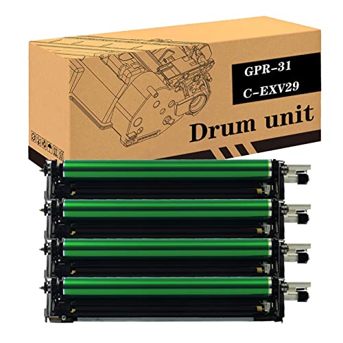 Zlor Gpr-31 C-Exv29 Imaging Drum Kit, Suitable For Canon C5030 C5035 C5235 C5240 C5240A Printer Drum Kit, Drum Unit 4Color #TOP4