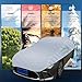 Anti-Hail Half Car Cover for Suzuki Samurai SUV 1984-2004| Thickened Cotton pad Windshield Cover for Sedan SUV Hatchback 4 Seasons Snow rain Wind Sun Protection Garage