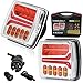 Produktbild AGRISHOP Magnetisch Kabellos LED Rückleuchten Anhänger Set 12V,Magnetisches Kabel frei LED Dynamische Anhänger Heckleuchten Leuchten,LED Rücklicht PKW Wohnwagen Wasserdicht Rücklichter Anhänger E-Mark