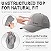 TOP-EX Breathable Golf Baseball Caps for Men Running Waterproof Mesh Cooling Fashion Big Head Hat White XL XXL X-Large XX-Large