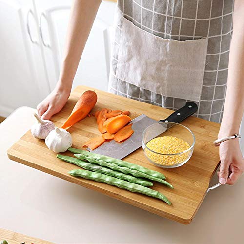 Stück Hackklotzmatte Für Küche, Gemüse, Lebensmittel, Brotteller, Obst, Verdickt, rutschfest, Leicht Zu Reinigen, Schneidebretter, Einfach, Holz, 39,9 X 30 cm(Wood-15.7 * 11.8In)