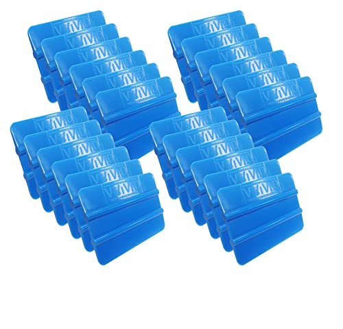 VViViD Blue Handheld Vinyl Wrap Applicator Squeegee (24 Pack)