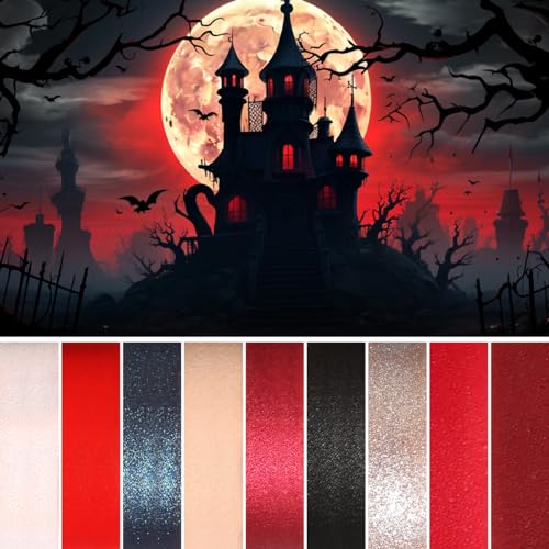 DE'LANCI Horrorclown, ombretto rosso, 9 colori