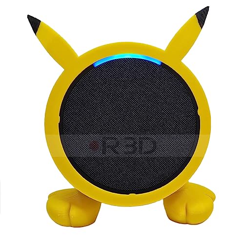 Suporte Genérico para Altifalantes Alexa Echo Pop Amarelo Redondo