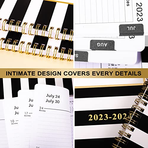 Planner 2023-2024 - Jul. 2023 - Jun. 2024, 2023-2024 Planner With Tabs, Academic Planner 2023-2024, 2023-2024 Academic Planner Weekly & Monthly, 8" X 10", Holidays + Thick Paper + Twin-Wire Binding #TOP5
