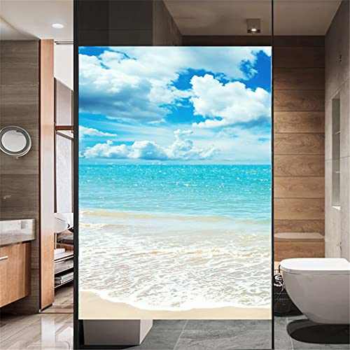 Der Strand Dekorfolie Glasmalerei Fensterfolie Sichtschuzfolie...