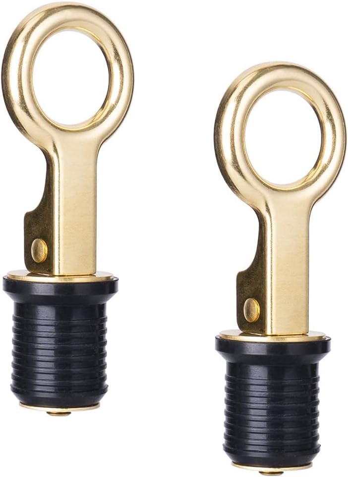 Bouchon de vidange 3.2 cm en caoutchouc et laiton Young Marine