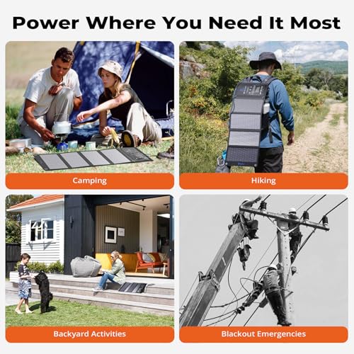 BigBlue 28W High-Efficiency Solar Panel Charger with Dual USB-C and USB-A photo 9