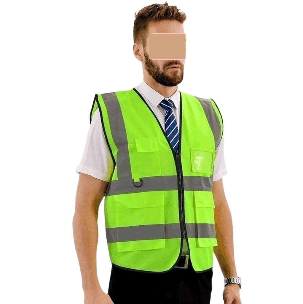 Gilet Réfléchissant Gilet de Sécurité Gilet réfléchissant Haute visibilité for la course de nuit, la course à l'extérieur, le vélo, le gilet de sécurité de travail Gilet Haute Visibilité Gilet de Secu