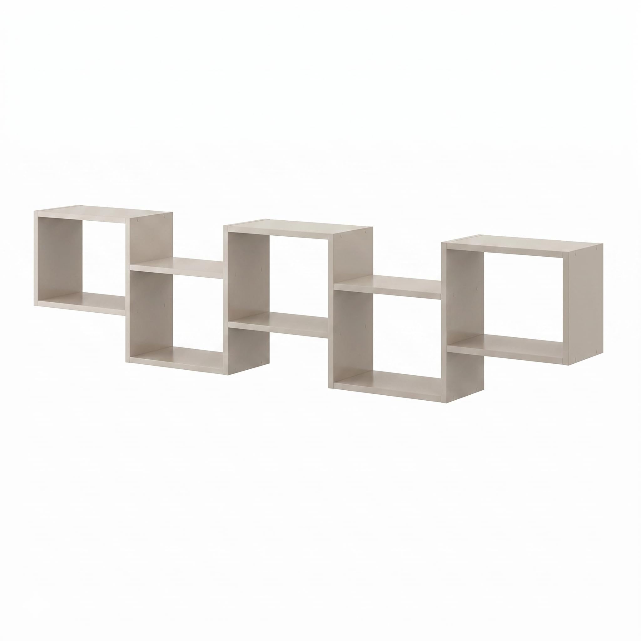 Mordern - Estantería de pared, 44 x 185 x 18 cm, diseño flotante para salón, dormitorio, oficina y cocina (cachemira)