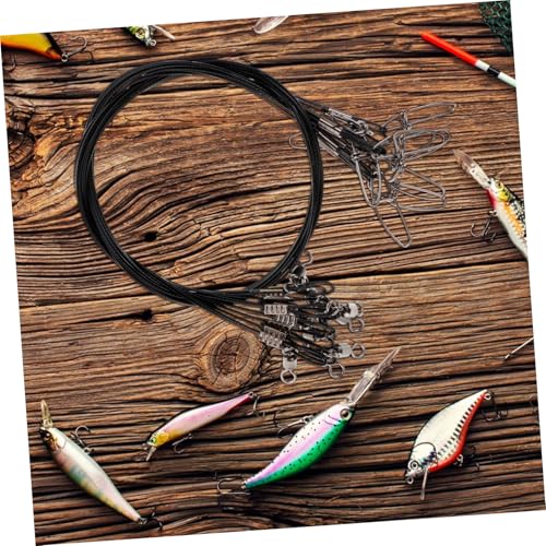 Totority 10pcs Wire Leaders Heavy Duty Fishing Line miniatura 6