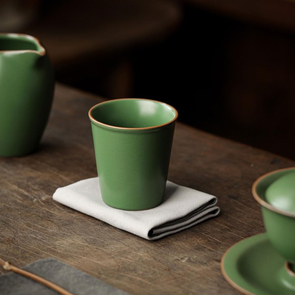 Tazas de té Pequeñas Taza de té pequeña hecha a mano, taza maestra de cerámica for el hogar, juego de té de Kung Fu, tazón de té, taza de té Taza de té de Kungfu