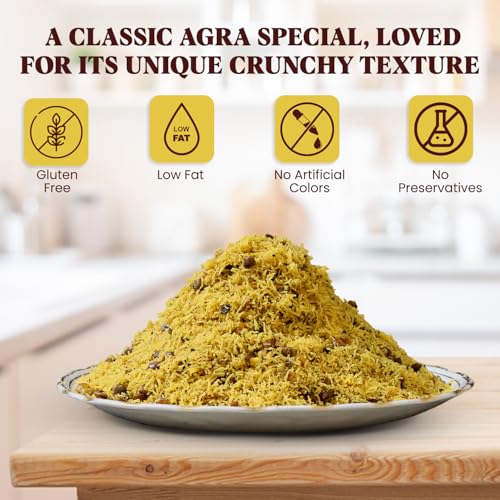 Image of PANCHI KA PETHA AUR DALMUT Special Dry Fruits Dalmoth Namkeen (800g), Original Agra's Famous Crunchy & Spicy, Authentic Dry Fruits Mix, Fresh & Tasty & Perfect