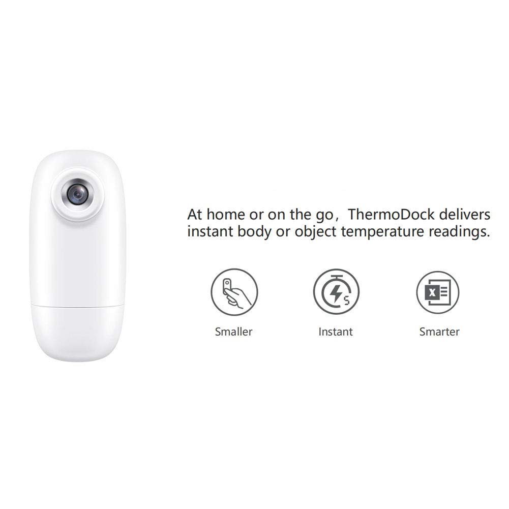 Famiglia Piccolo Portatile Termometro A Infrarossi Misurazione Accurata Bluetooth Termometro Elettronico per USB Tipo-C Android telefoni cellulari