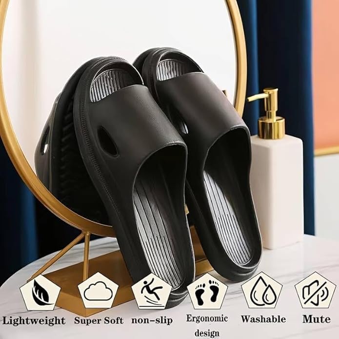 Image of DRUNKEN Slippers For Men Flip Flops Chappals Slides Stylish Sleeper Man Sliders Footwear Bathroom Daily Use Chapal Hawai