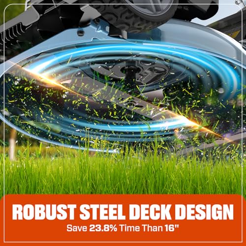 SENIX 21-Inch 163cc 3-in-1 Push Mower