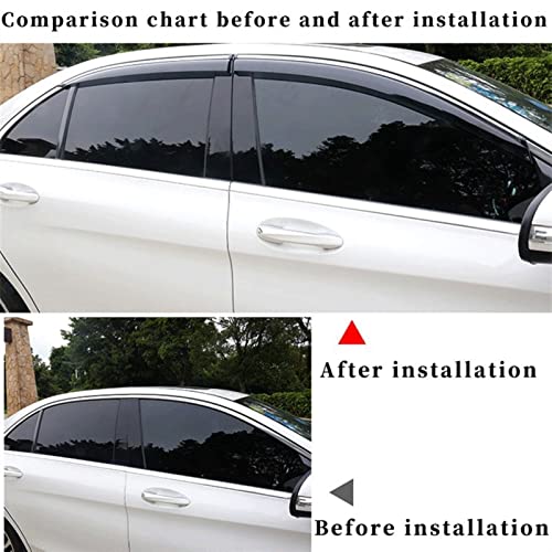Déflecteurs de vitres latérales Ford Focus pare-pluie 2005-2011
