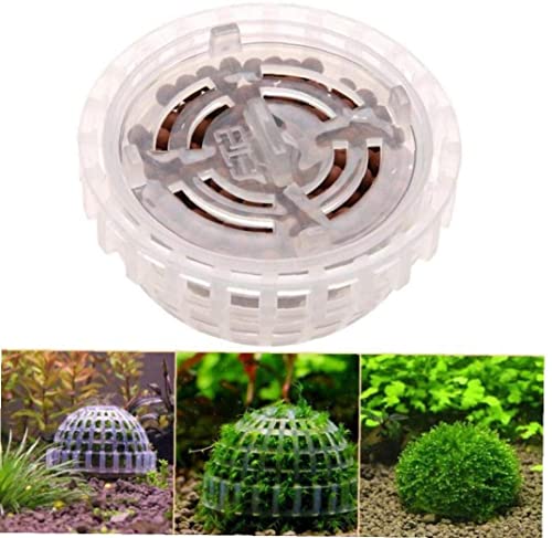 Plastica riutilizzabile per acquario, piante vive, decorazione per acquario, filtro a sfera di muschio per contenitori, sfera minerale, ornamento utile e pratico - Image 7
