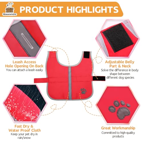 Image of Cold Weather Dog Coats Loft Reversible Winter Fleece Dog Vest Waterproof Pet Jacket Available in Extra Small, Small, Medium, Large Extra Large Sizes