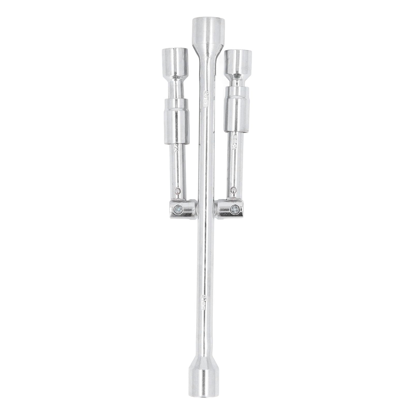 Chiave universale pieghevole da 35,5 cm, chiave a 4 vie in ferro per pneumatici, chiave pieghevole per auto, camion, SUV, chiave a capocorda scorrevole