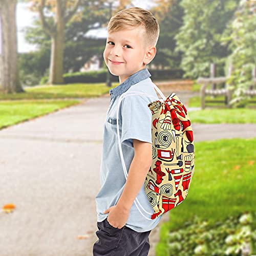 Brandweerman Kostuum voor kinderen, wasbaar brandweerman kostuumset met opbergzak, rollenspel, brandweerman, verkleedset voor kinderen vanaf 3 jaar - Image 4