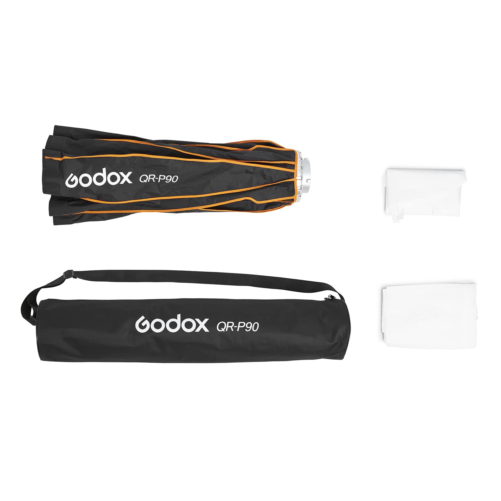GODOX QR-P90 Professional Parabolic Softbox 90cm Difusor Bowens Mount con Bolsa de Transporte para fotografía de Estudio
