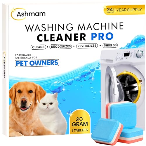 Washing Machine Cleaner Tablets 24 Pack – 1 Year Supply,