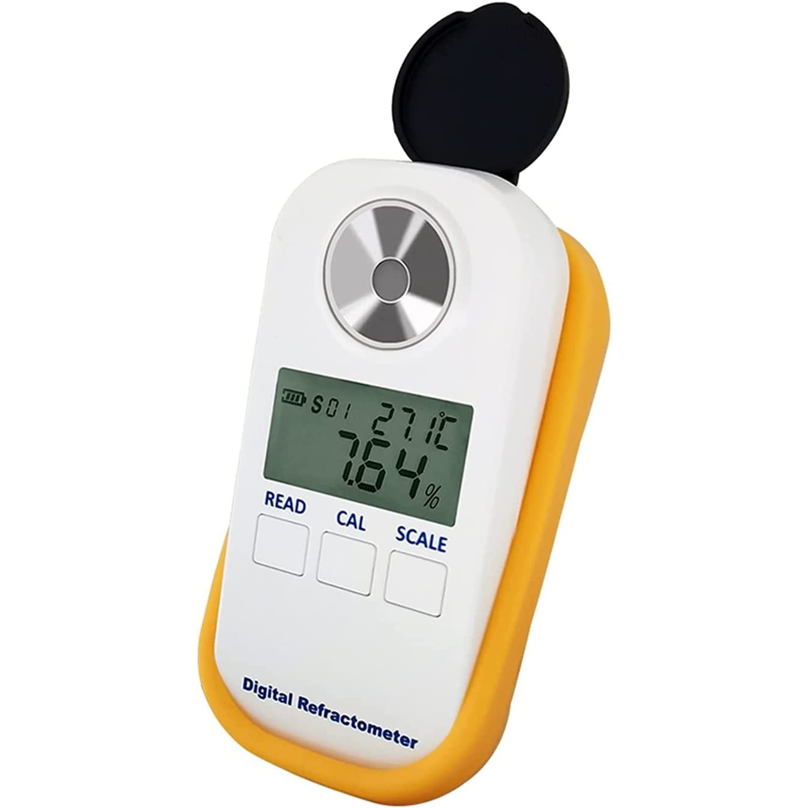 Hsrg Refractometer Electronic Car Refractometer, Handheld Led Digital Refractometer, For Antifreeze Ethylene Glycol Propylene Glycol Concentration Meter, Can Be Measured Accurately