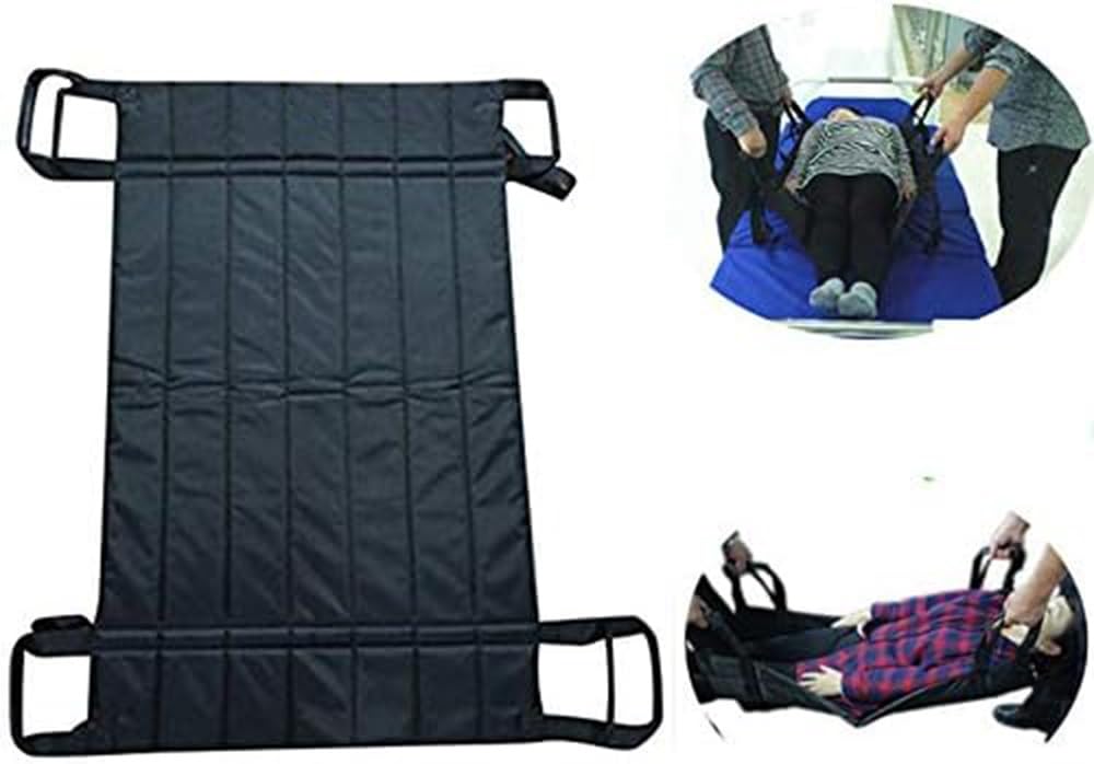 EHVYBDX Positioning Bed Pad with Handles Patient Transfer Board Incontinence Mattress Suitable for Obese People,Elderly People and Patients Protective Bed Mat Bedding Protector Liner