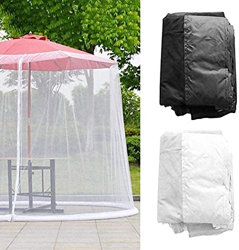 Zewnętrzny parasol ogrodowy z osłoną moskitiery – wszechstronny parasol na taras, taras i ogród ochrona przed owadami