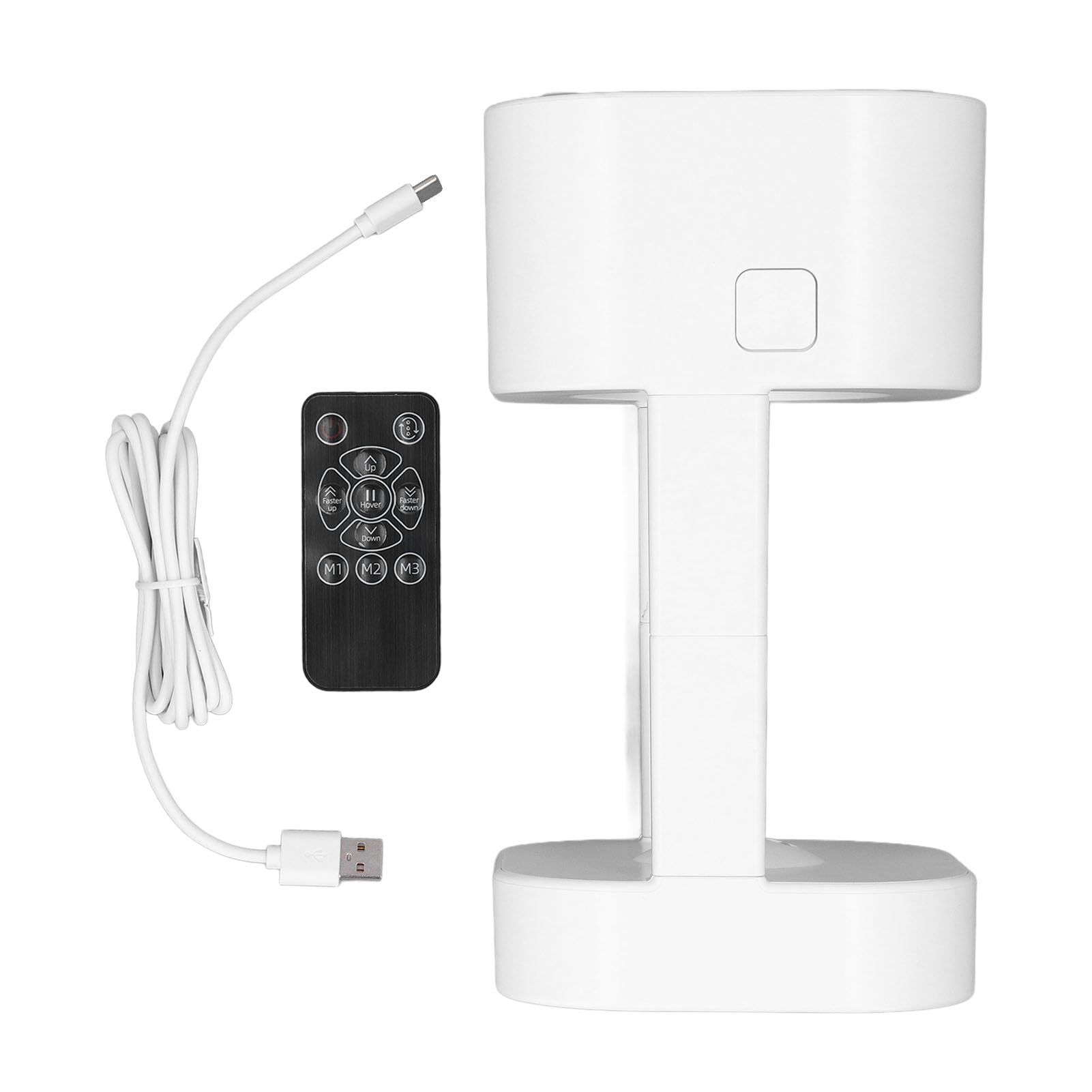 Generic Umidificatore antigravità Avanzato con Luce LED Colorata e Diffusore di Oli Essenziali per la Camera da Letto Dell'ufficio Domestico Materiale ABS 2 in 1